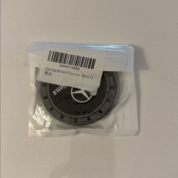 Mercedes Benz Car Cup Coasters in Black and Gray Set of 2 NWT - Picture 4 of 4